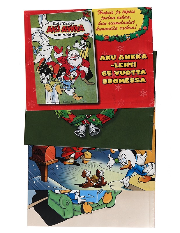Aku Ankka: Joulumanteli x4 - Walt Disney - Lastenkirjat - 10105312241 - 1