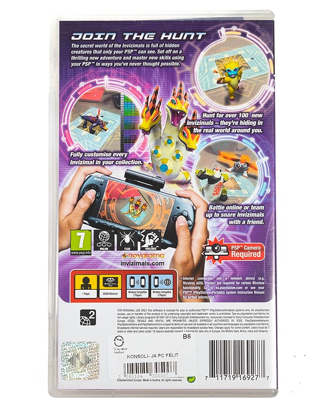 PSP Invizimals Shadow Zone-peli - Konsolit ja konsolipelit - 10105312285 - 1