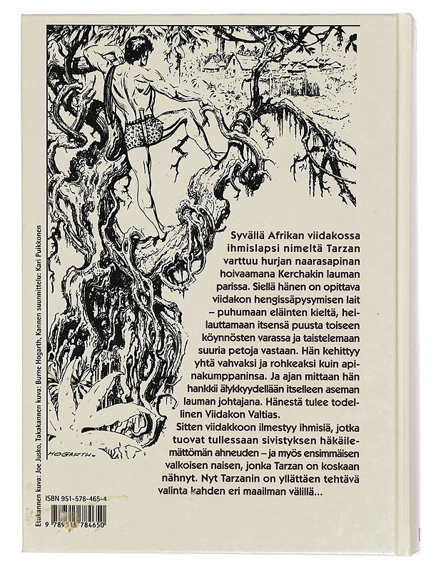 Apinoiden Tarzan - Burroughs, Edgar Rice - Nuorten kirjat - 10105312532 - 1