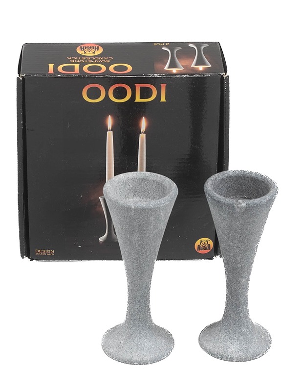 HUKKA OODI Vuolukivinen kynttilänjalka - Koriste-esineet - 10105312579 - 0