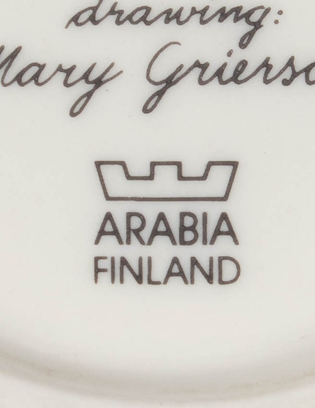 ARABIA WWF Vanda coerulea, seinälautanen - Designsuosikit - 10105312711 - 2