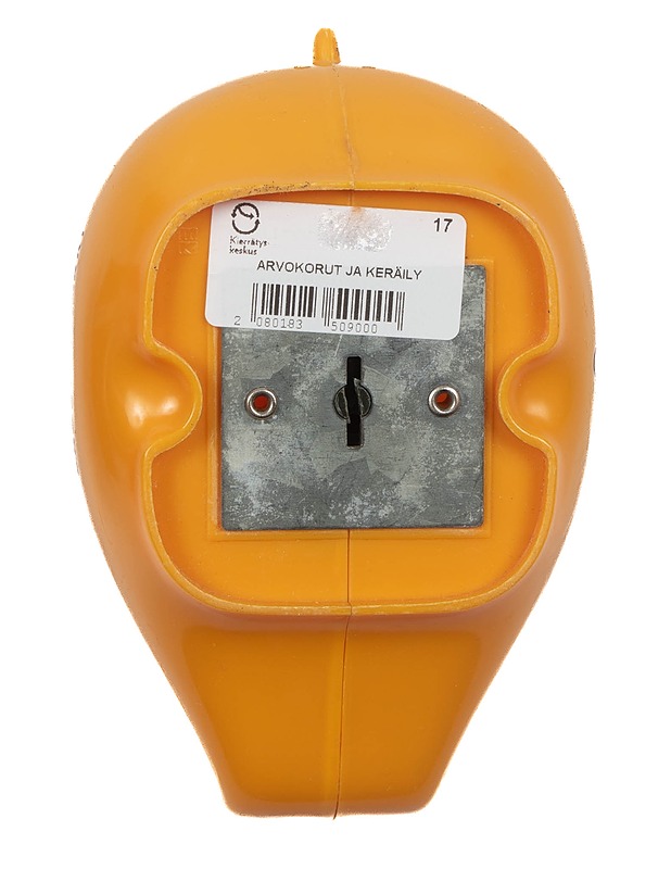 Keltainen vintage säästöpossu, n. 7,5cm - Koriste-esineet - 10105312761 - 2