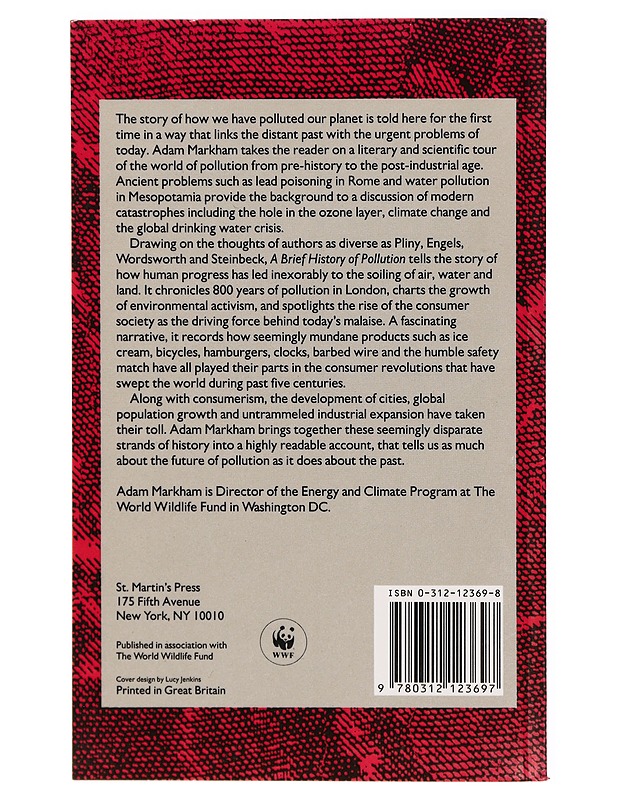 A Brief History of Pollution - Adam Markham - Tietokirjat ja oppaat - 10105313014 - 1