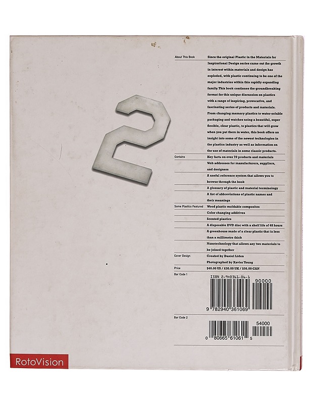 Plastic 2 : materials for inspirational design - Chris Lefteri - Tietokirjat ja oppaat - 10105313093 - 1