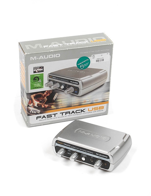 M-AUDIO Fast Track USB Audio Interface USB-äänikortti - Audio - 10105313336 - 0
