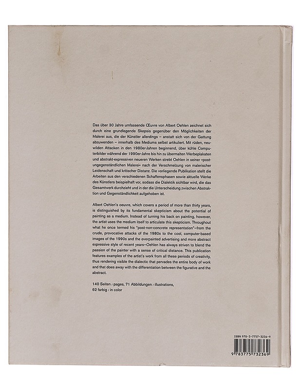 Albert Oehlen: terpentin 2012 - Taide- ja kulttuurikirjat - 10105313553 - 1