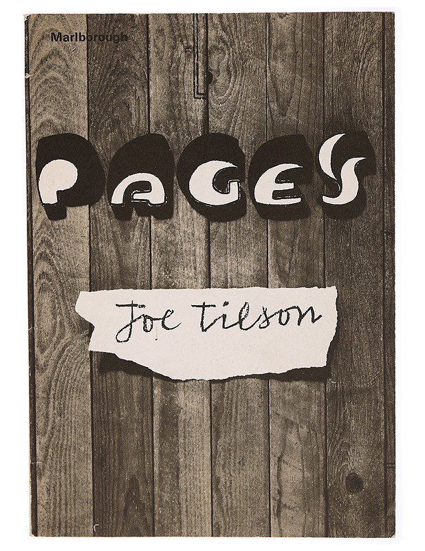 Pages - Joe Tilson - Taide- ja kulttuurikirjat - 10105313562 - 0