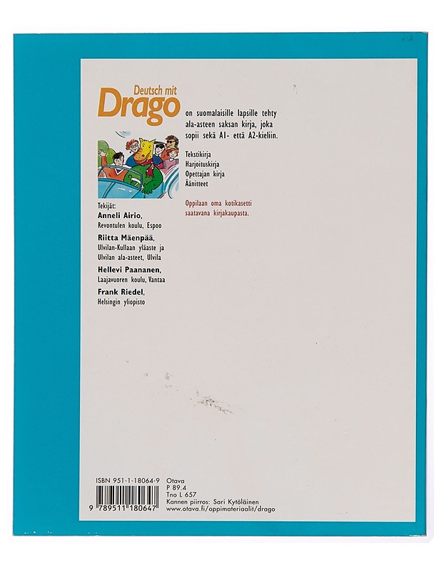 Deutsch mit Drago 1 - Saksaa ala asteelle - Tietokirjat ja oppaat - 10105313575 - 1