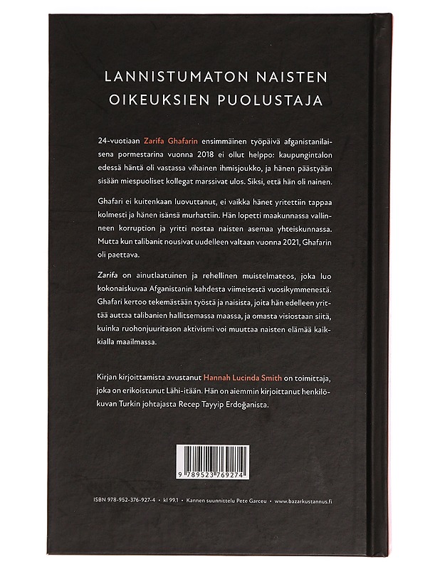 Zarifa : naisen taistelu Afganistanissa - Ghafari, Zarifa - Elämäkerrat ja muistelmat - 10105313593 - 1