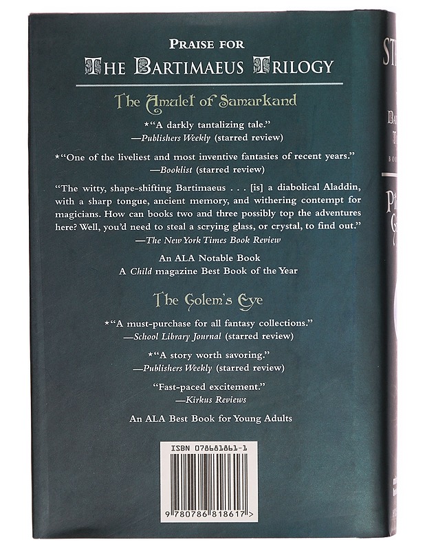 The Bartimaeus Trilogy 3, Ptolemy's Gate - Jonathan Stroud - Romaanit ja novellit - 10105313709 - 1
