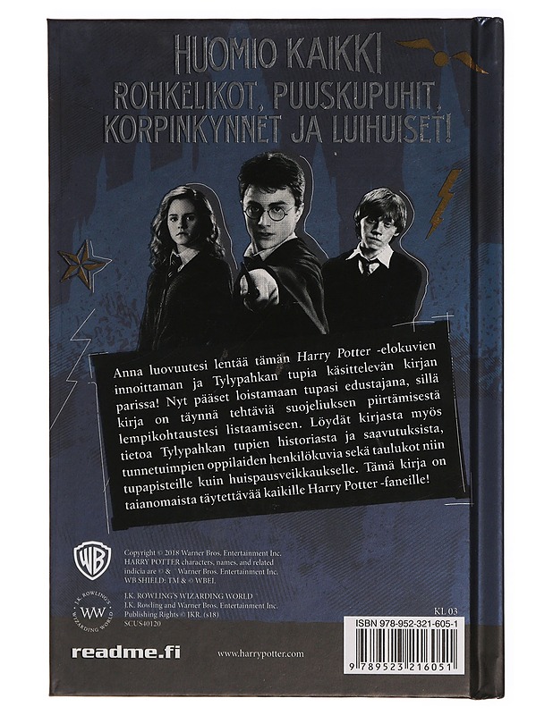 Harry Potter : Tylypahkan päiväkirja - Rissanen, Irma - Harrastekirjat - 10105313779 - 1