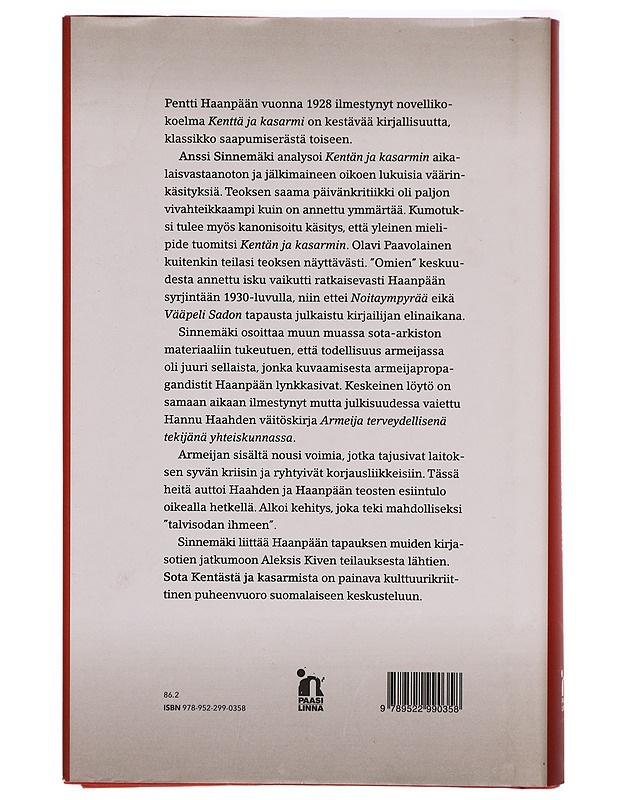 Sota Kentästä ja kasarmista - Anssi Sinnemäki - Tietokirjat ja oppaat - 10105314291 - 1