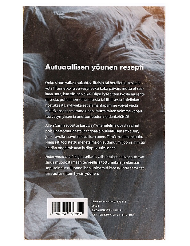 Nuku paremmin! - Allen Carr - Tietokirjat ja oppaat - 10105314394 - 1