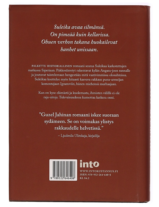 Suleika avaa silmänsä - Guzel Jahina - Romaanit ja novellit - 10105314488 - 1