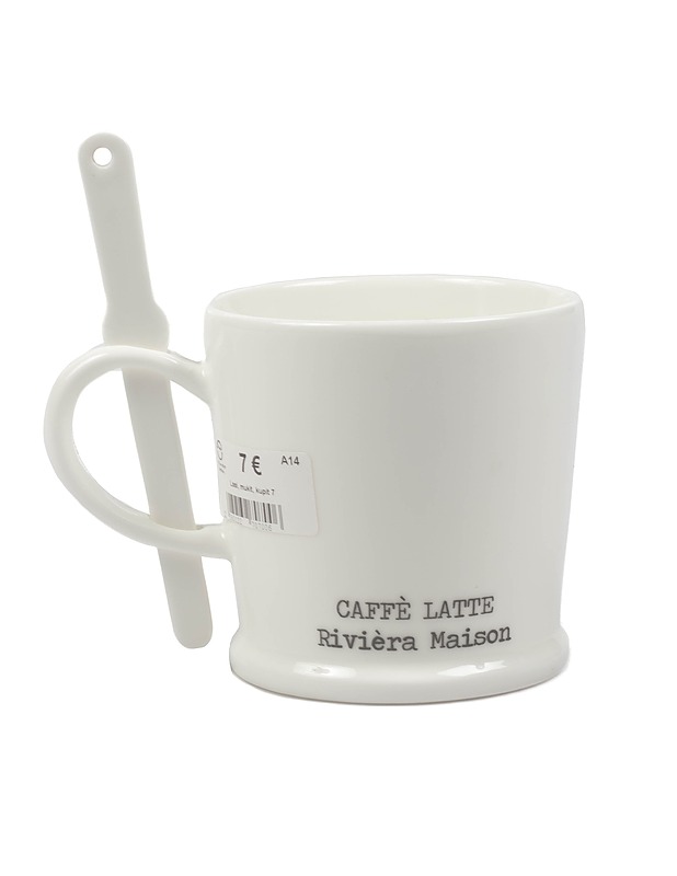 RIVIÉRA MAISON Caffé Latte muki lusikalla - Mukit ja kahvikupit - 10105314578 - 0