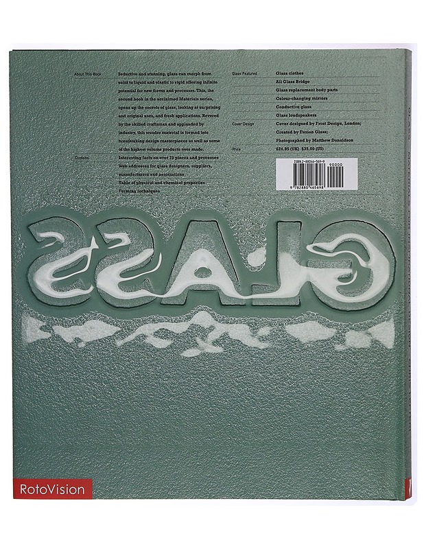 Glass : Materials for inspirational design - Chris Lefteri - Tietokirjat ja oppaat - 10105314775 - 1