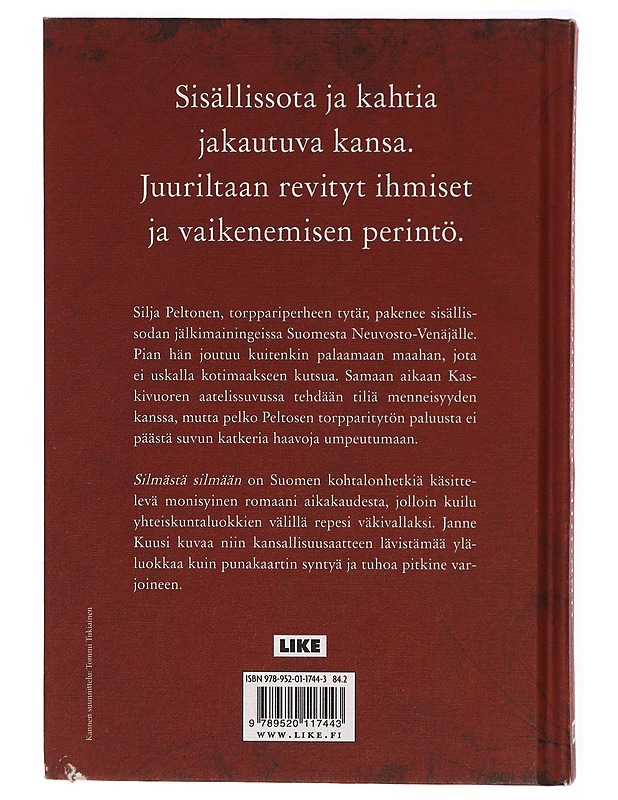 Silmästä silmään - Janne Kuusi - Romaanit ja novellit - 10105314803 - 1