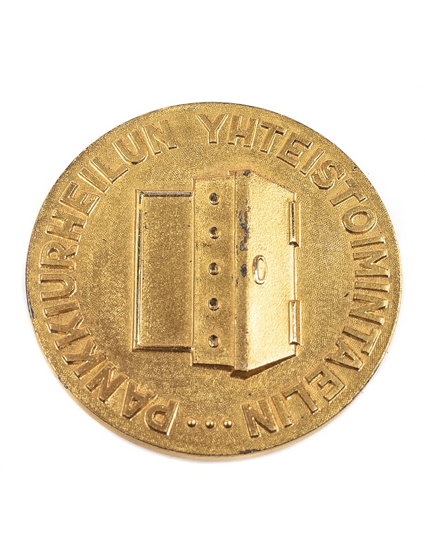 PYTE Pankkiurheilun yhteistoimintaelin 1953 mitali - Koriste-esineet - 10105314865 - 0