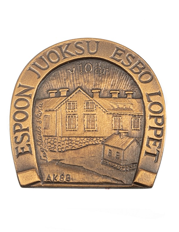 Espoon juoksu 10 vuotta AK 88 mitali - Koriste-esineet - 10105314930 - 0