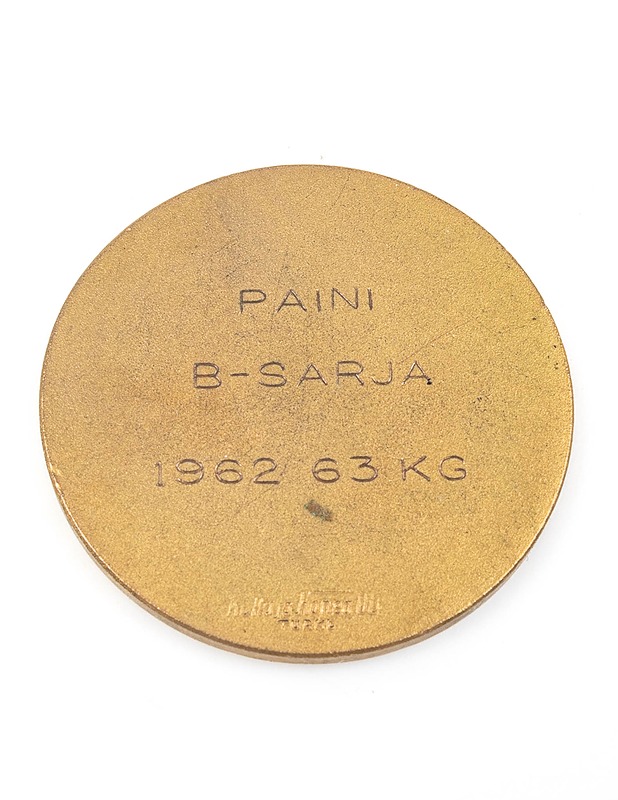 SVUL:n Satakunnan piiri 1962 painimitali - Koriste-esineet - 10105315014 - 1