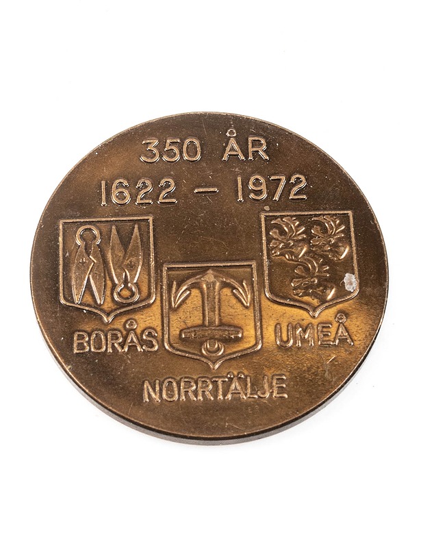 Sjöstaden Norrtälje 1622-1972 mitali - Koriste-esineet - 10105315053 - 1