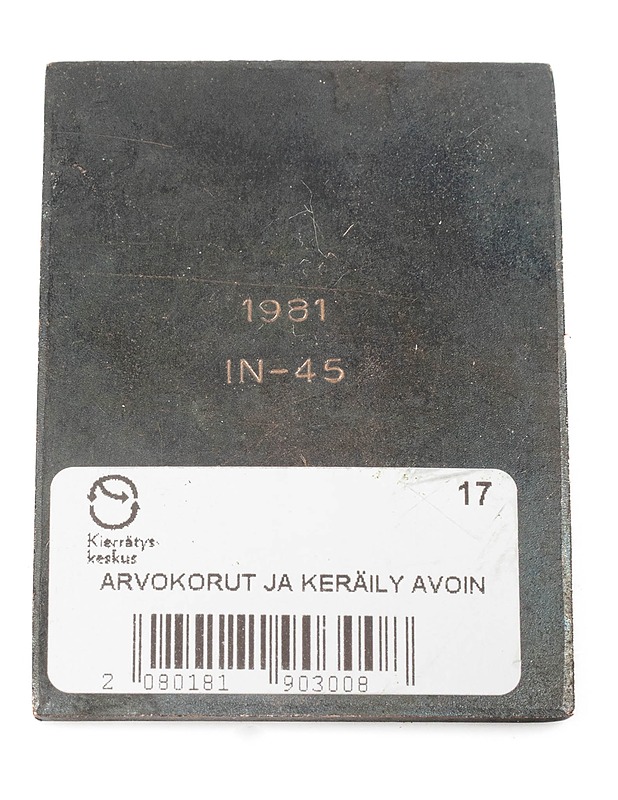 SM-FM 1981 mitali - Koriste-esineet - 10105315121 - 1