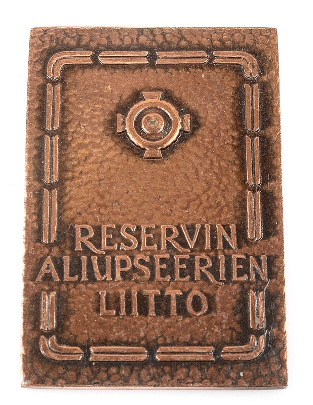 Reservin Aliupseerien Liitto plaketti - Koriste-esineet - 10105315160 - 0