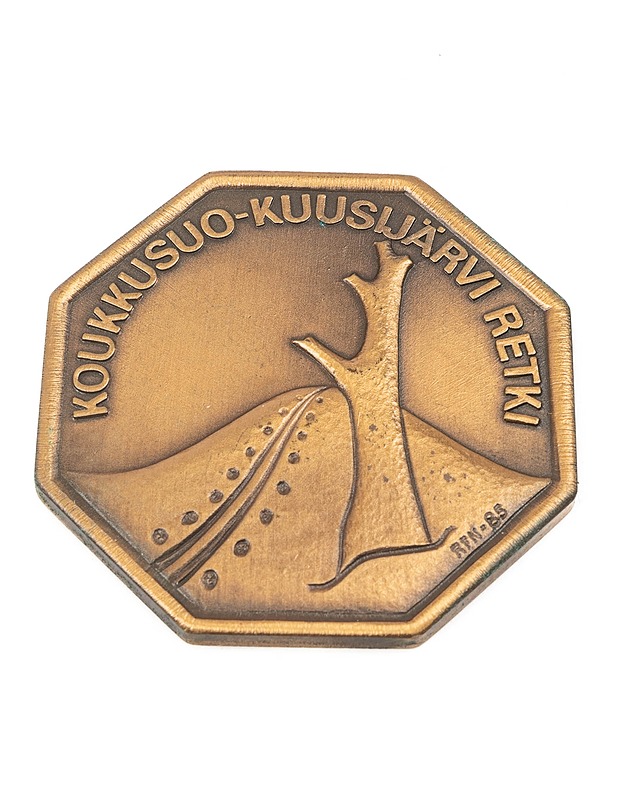 Koukkusuo-Kuusijärvi retki 1985 mitali - Koriste-esineet - 10105315187 - 0