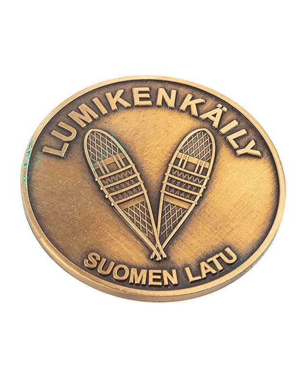 Suomen Latu lumikenkäily mitali - Koriste-esineet - 10105315599 - 0