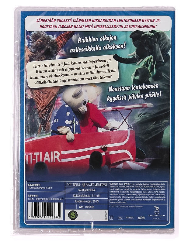 Ti-Ti Nalle : Hei Nallet, lennetään! - DVD - DVD-elokuvat - 10105315669 - 1