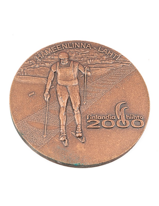 Finlandia-hiihto Hämeenlinna-Lahti 2000 mitali - Koriste-esineet - 10105315671 - 0