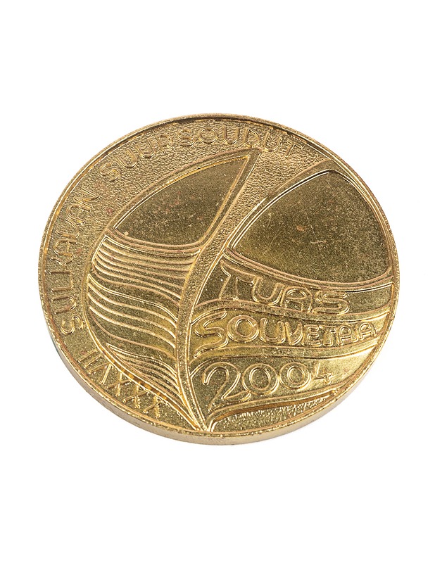 SPORRONG Sulkavan Suursoudut Tuas Souvetaa 2004 mitali - Koriste-esineet - 10105315913 - 0