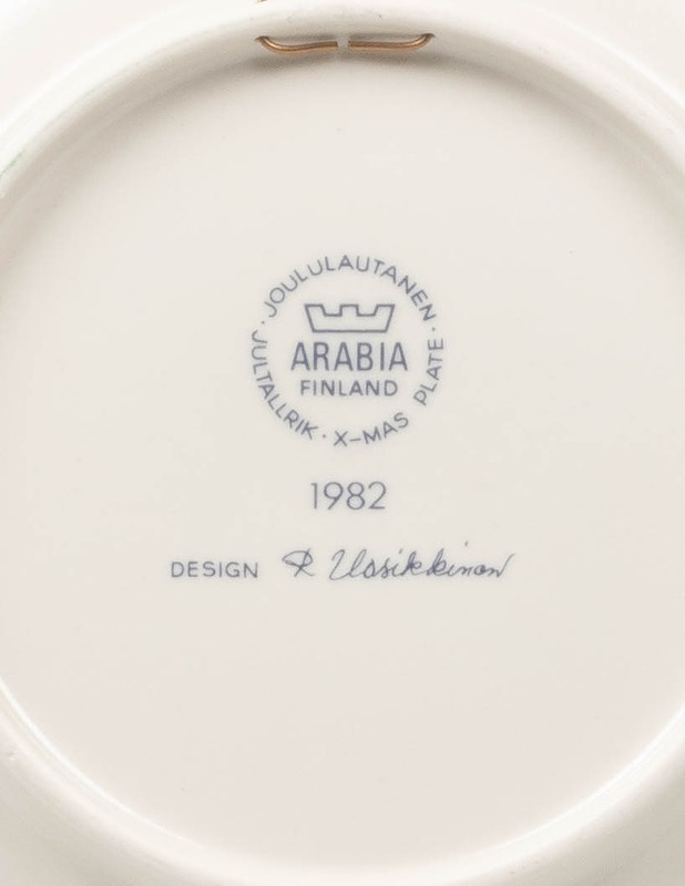 ARABIA joululautanen 1982 - Designsuosikit - 10105316023 - 2