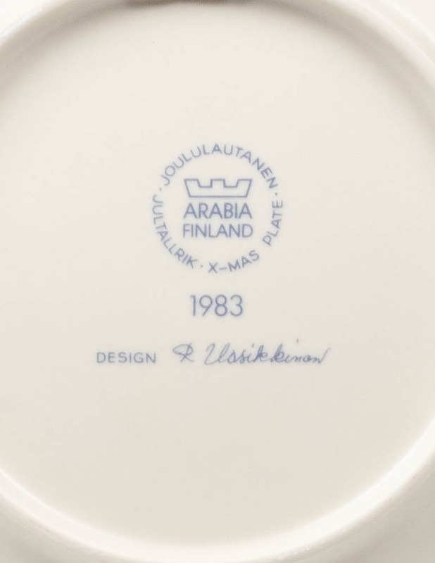 ARABIA Joululautanen 1983 - Designsuosikit - 10105316028 - 2