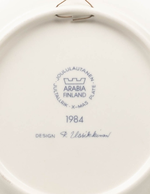 ARABIA joululautanen 1984 - Designsuosikit - 10105316030 - 2
