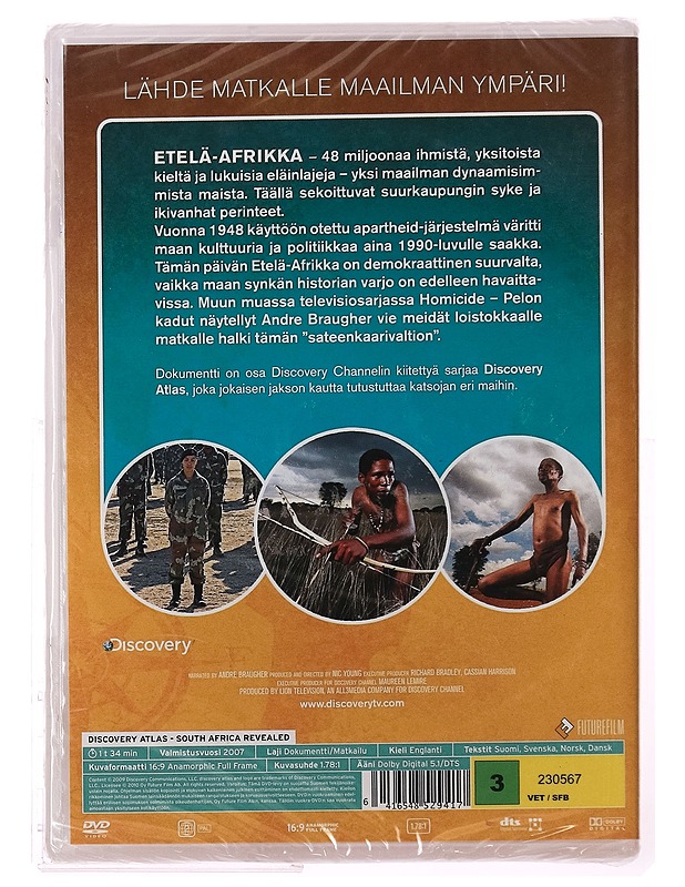 Discovery Atlas : Etelä-Afrikka - DVD - DVD-elokuvat - 10105316354 - 1