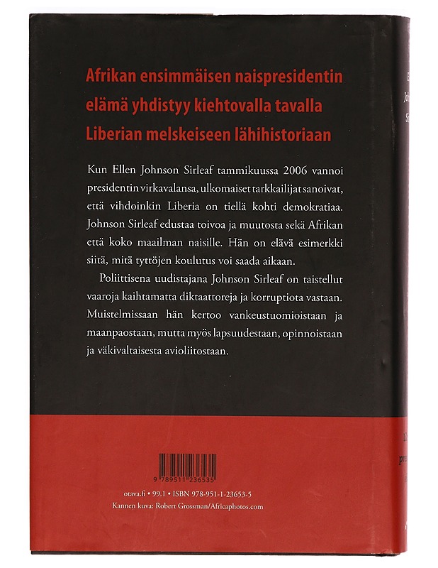 Tästä tytöstä tulee jotakin : Liberian presidentin elämä - Johnson Sirleaf, Ellen - Elämäkerrat ja muistelmat - 10105316536 - 1