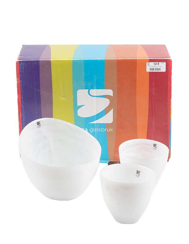 SEA GLASBRUK lasikulho, 3 kpl - Koriste-esineet - 10105316625 - 0