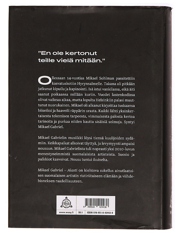 Mikael Gabriel : alasti - Vanha-Majamaa, Anton - Elämäkerrat ja muistelmat - 10105316798 - 1