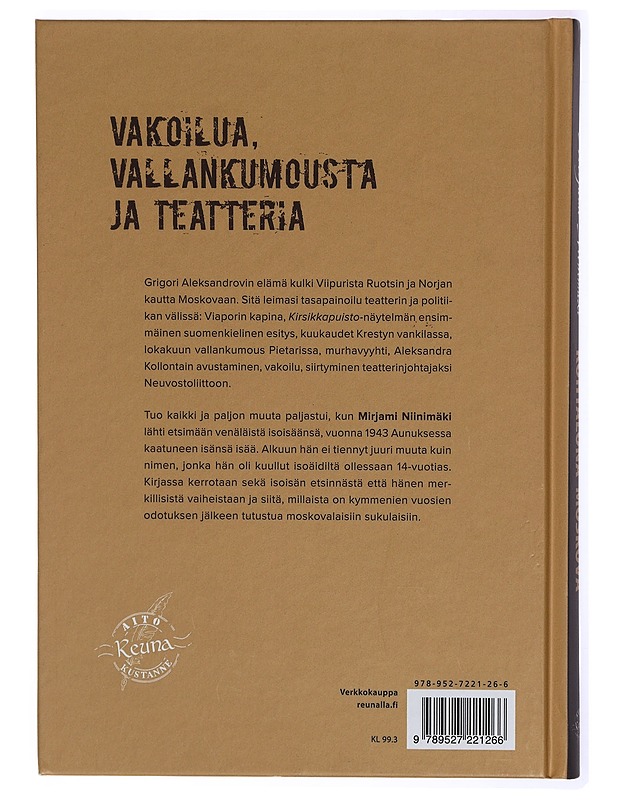 Kohtalona Moskova : toisenlainen sukututkimus - Mirjami Niinimäki - Elämäkerrat ja muistelmat - 10105316832 - 1