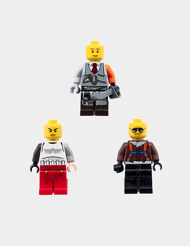 LEGO minifiguuri, 3 kpl - Lasten lelut - 10105317426 - 0