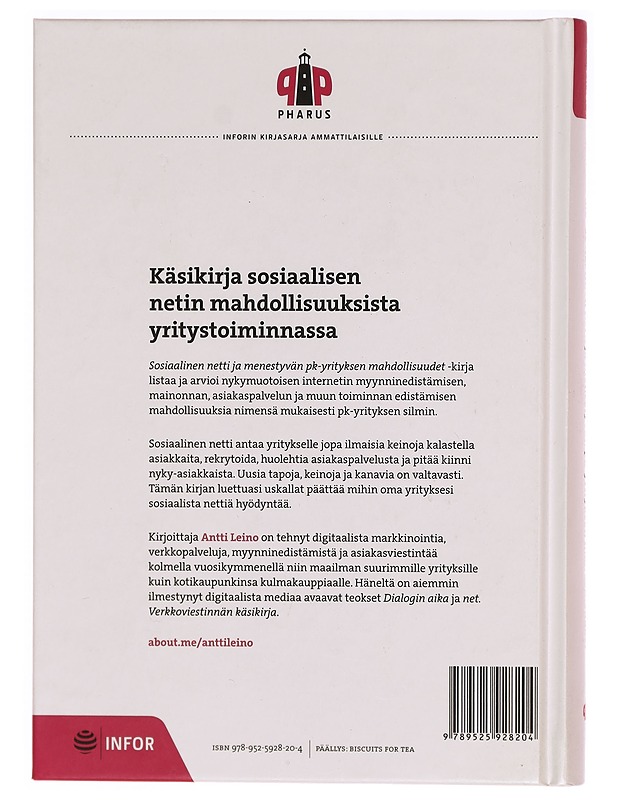 Sosiaalinen netti ja menestyvän pk-yrityksen mahdollisuudet - Antti Leino - Tietokirjat ja oppaat - 10105317432 - 1