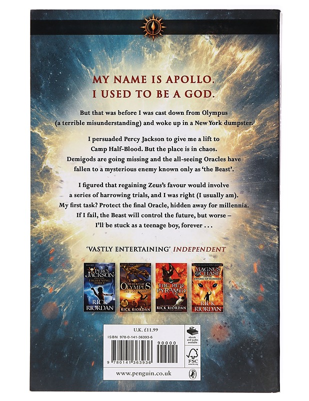 The hidden oracle - Rick Riordan - Fantasia- ja scifi - 10105317461 - 1