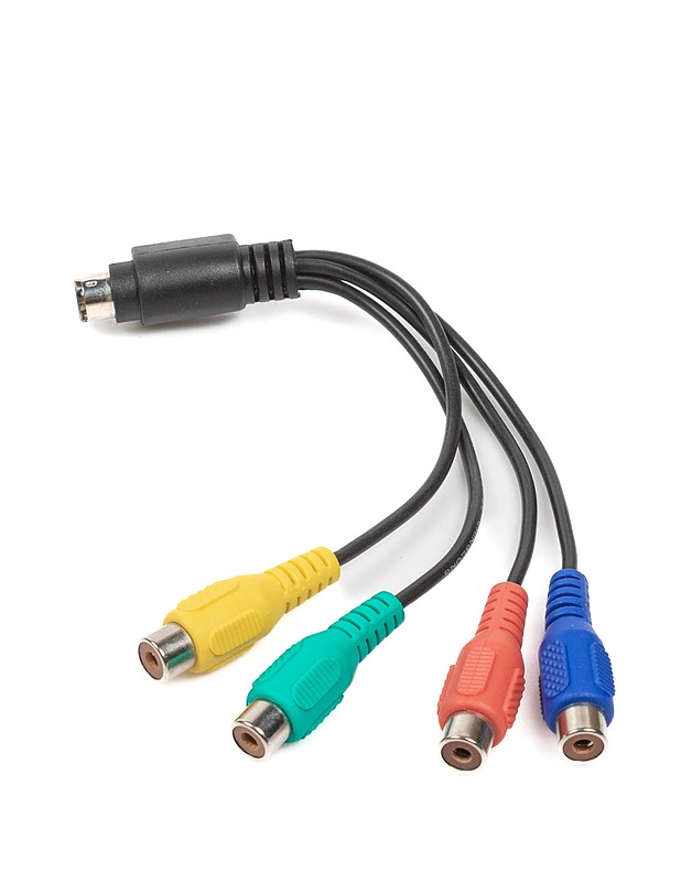 4x RCA-naarasliitin videoliittimeen - Muu elektroniikka - 10105317513 - 1