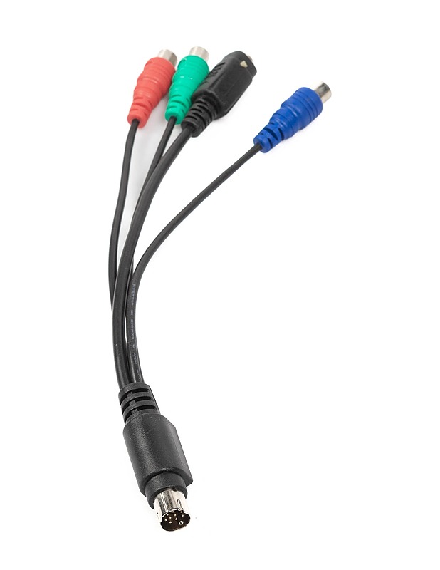 7-nastainen S-video - naaras RGB/3 RCA ja 4-nastainen S-video - naaras komponenttisovitinkaapeli - Muu elektroniikka - 10105317517 - 0