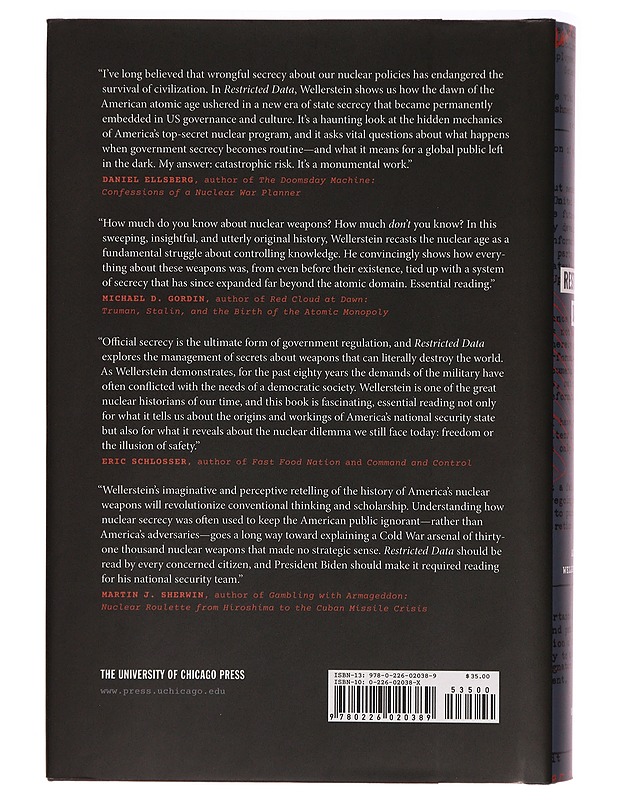 The history of nuclear secrecy in the United States - Alex Wellerstein - Historiakirjat - 10105317521 - 1
