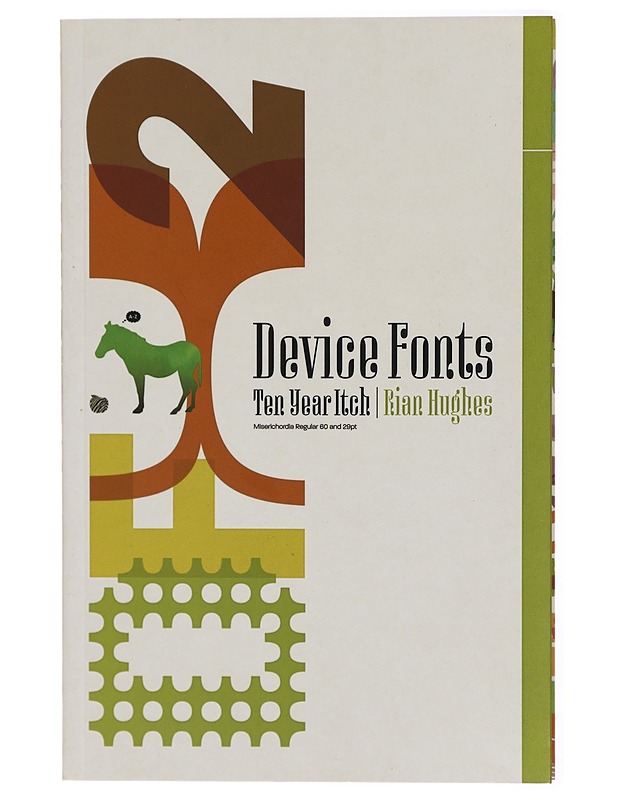 Device Fonts: Ten Year Itch - Rian Hughes - Matkaoppaat ja sanakirjat - 10105317558 - 0