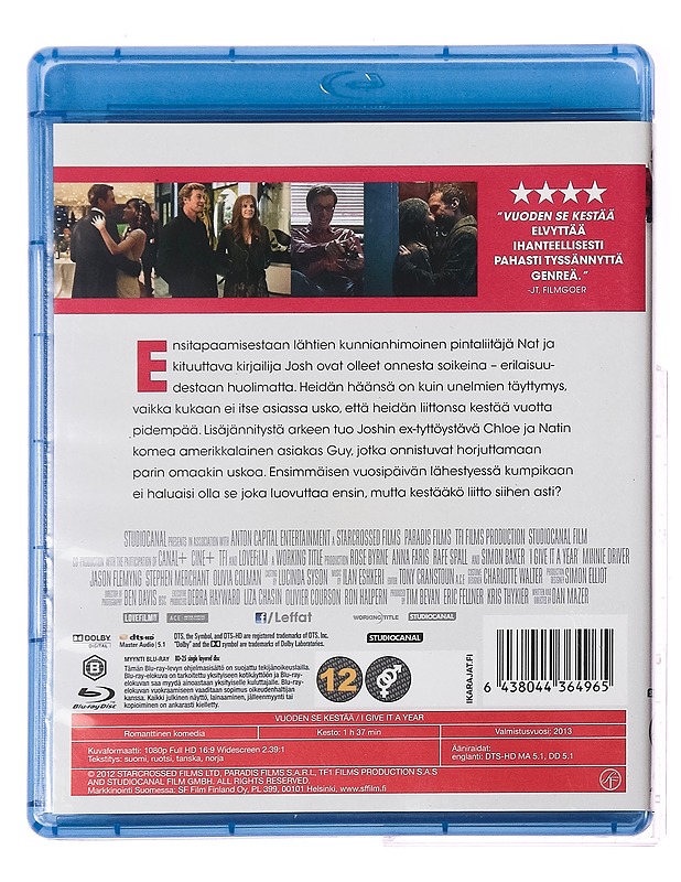 Vuoden se kestää - Blu-ray - Blu-ray-levyt - 10105317662 - 1