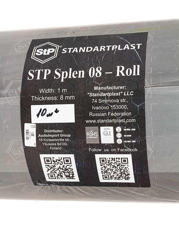 STP Vaimennusmatto Splen 08 - Muut urheiluvälineet ja vapaa-aika - 10105318037 - 1