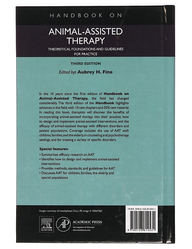 Handbook on animal-assisted therapy : theoretical foundations and guidelines for practice - Tietokirjat ja oppaat - 10105318041 - 1